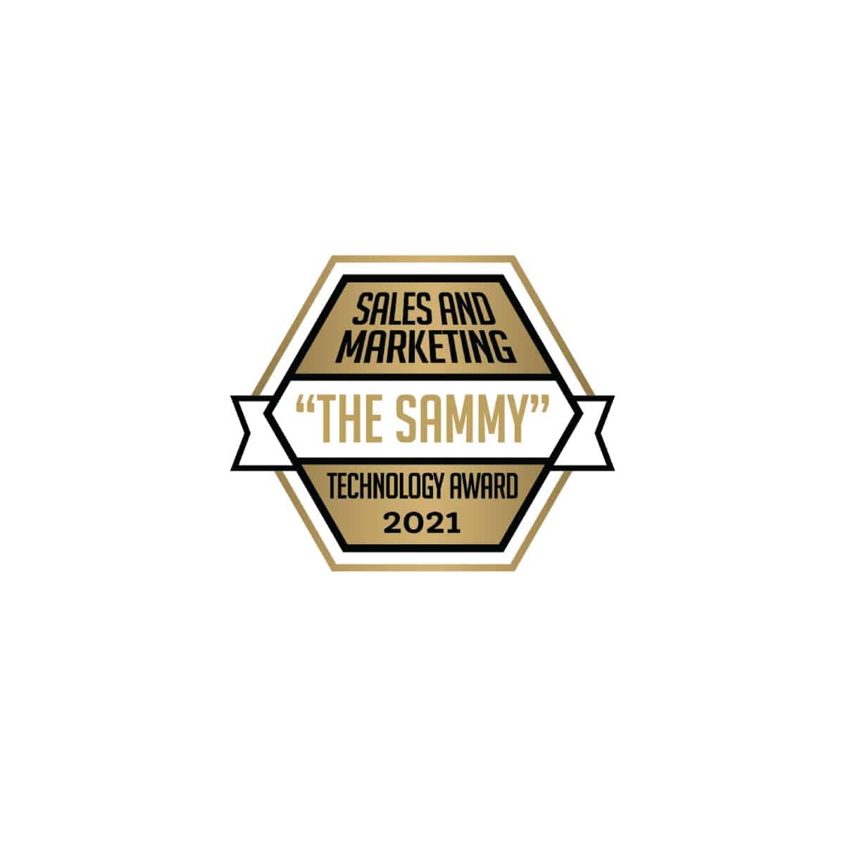 Sales and Marketing Technology Award 2021 badge